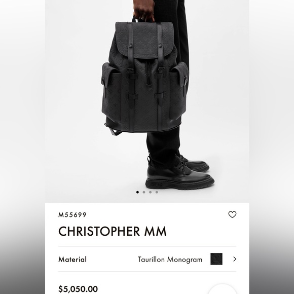 Louis Vuitton CHRISTOPHER MM - Picture 6 of 17